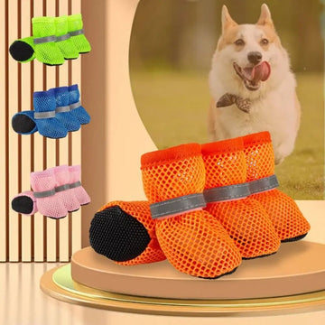 Non Slip Dog Shoes Adjustable Paw Boots