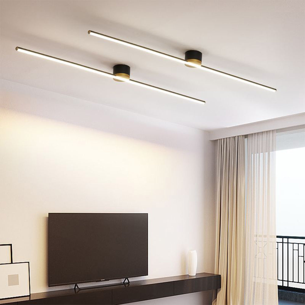 LED Ceiling Light Slim Modern Linear Fixture