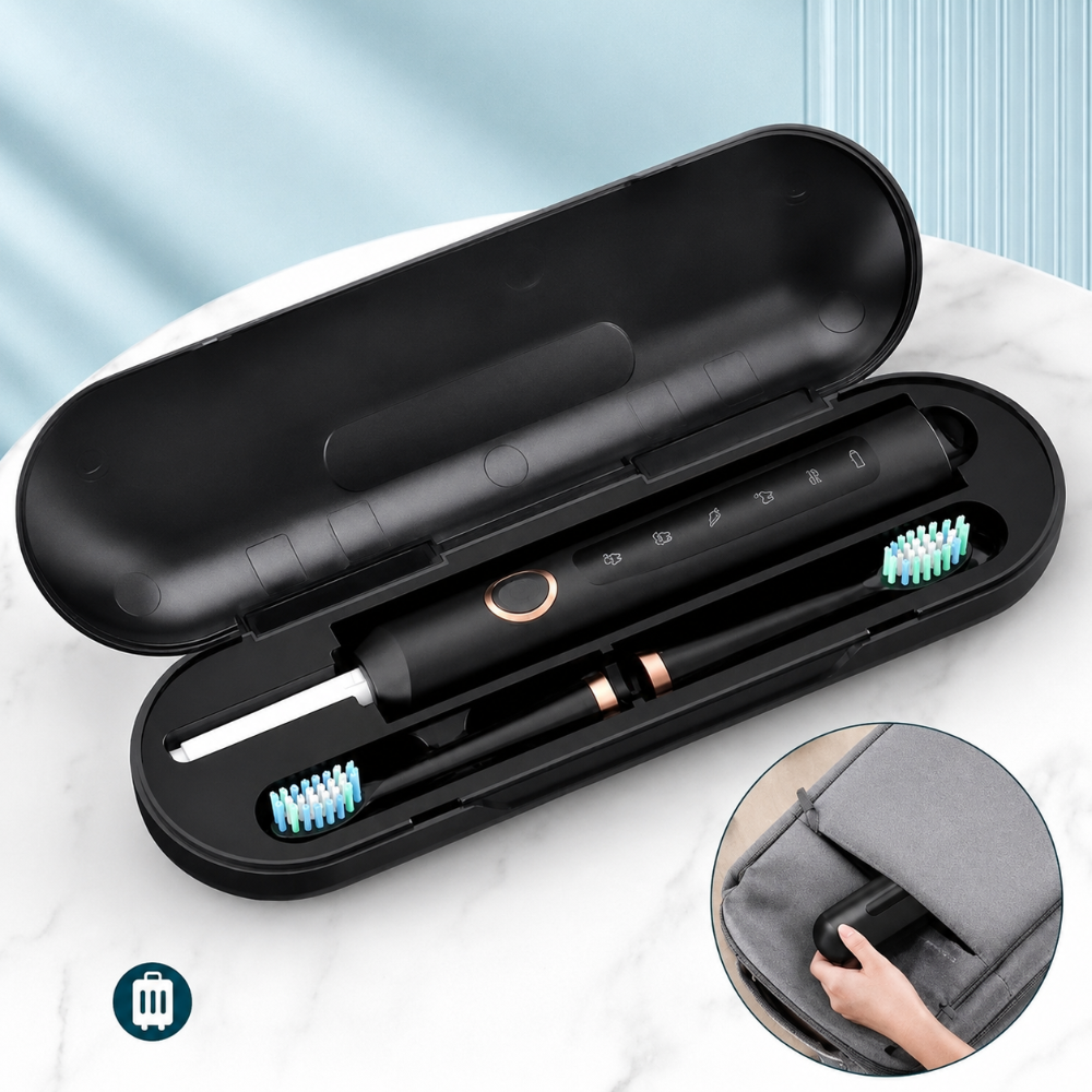 Sonic Cleaning Electric Toothbrush Rechargeable Travel Set