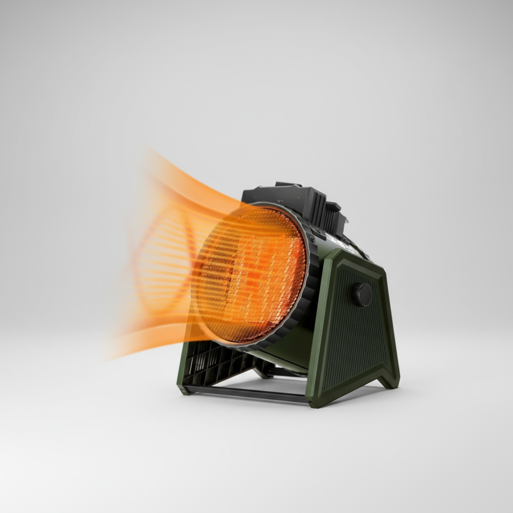 Elias Space Heater Adjustable Thermostat Greenhouse Home Use