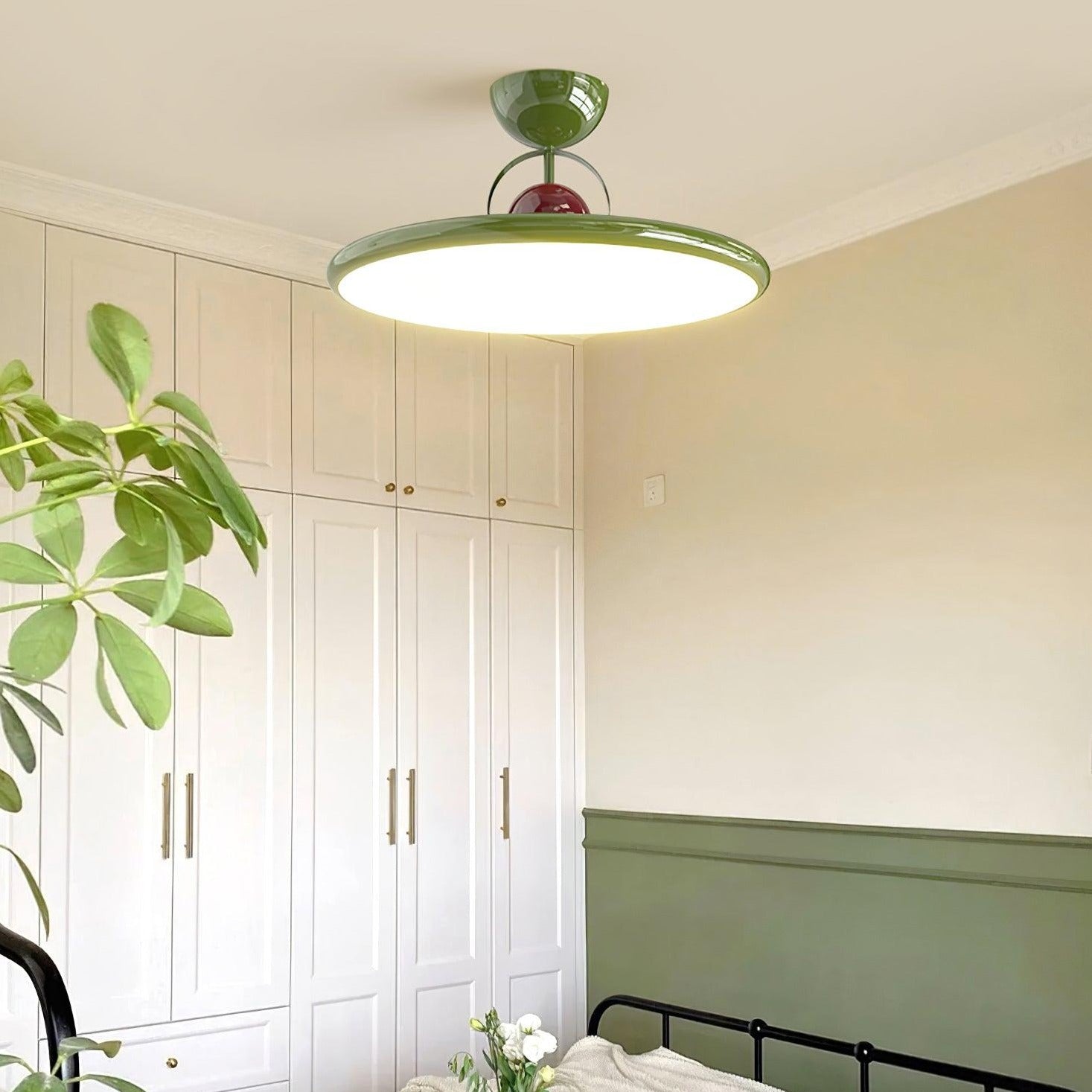 Ceiling Light Modern Steel Round LED Fixture