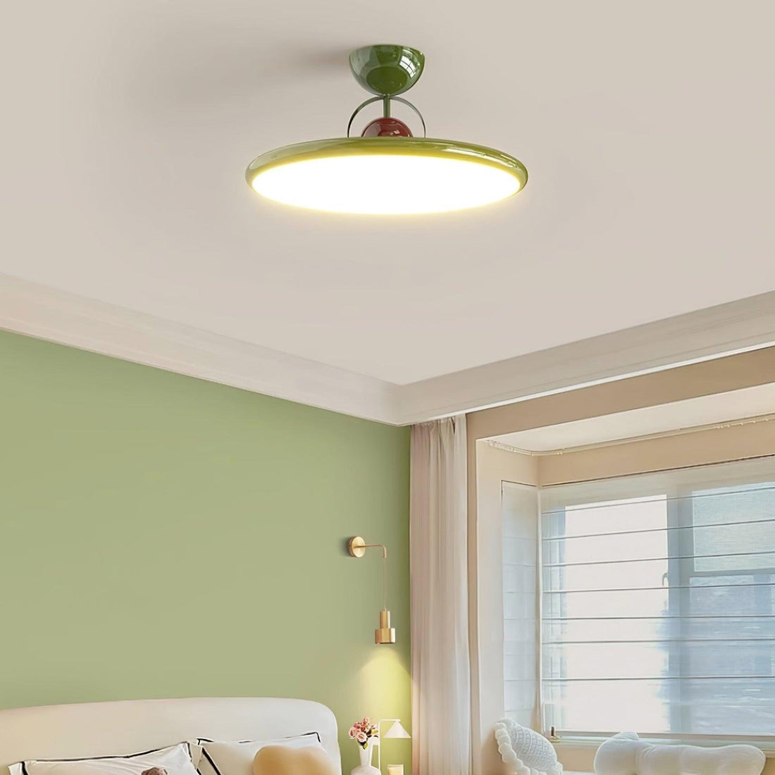 Ceiling Light Modern Steel Round LED Fixture
