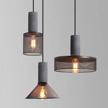 Iron Grey Modern Hanging Light Pendant Shade