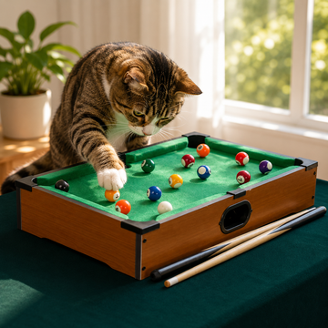 Interactive Cat Toy Billiard Indoor Entertainment for Kittens