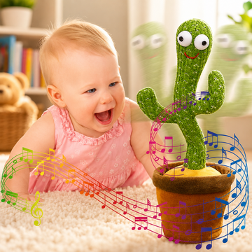 Dancing Talking Cactus Toy Interactive Singing Plush