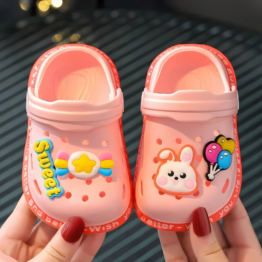 Cartoon Slip On Garden Sandals Kids Clogs Toddler Shoes