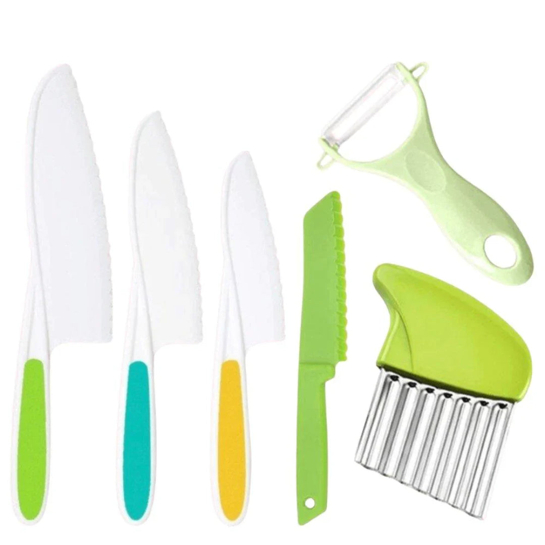 Toddler Cooking Utensils Knife Set for Kids