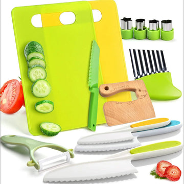 Toddler Cooking Utensils Knife Set for Kids
