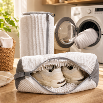 Shoe Washing Bag Zippered Laundry Bag Sneaker Cleaning Pouch