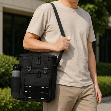 Insulated Shoulder Bag for Lunch and Freezer Cooling