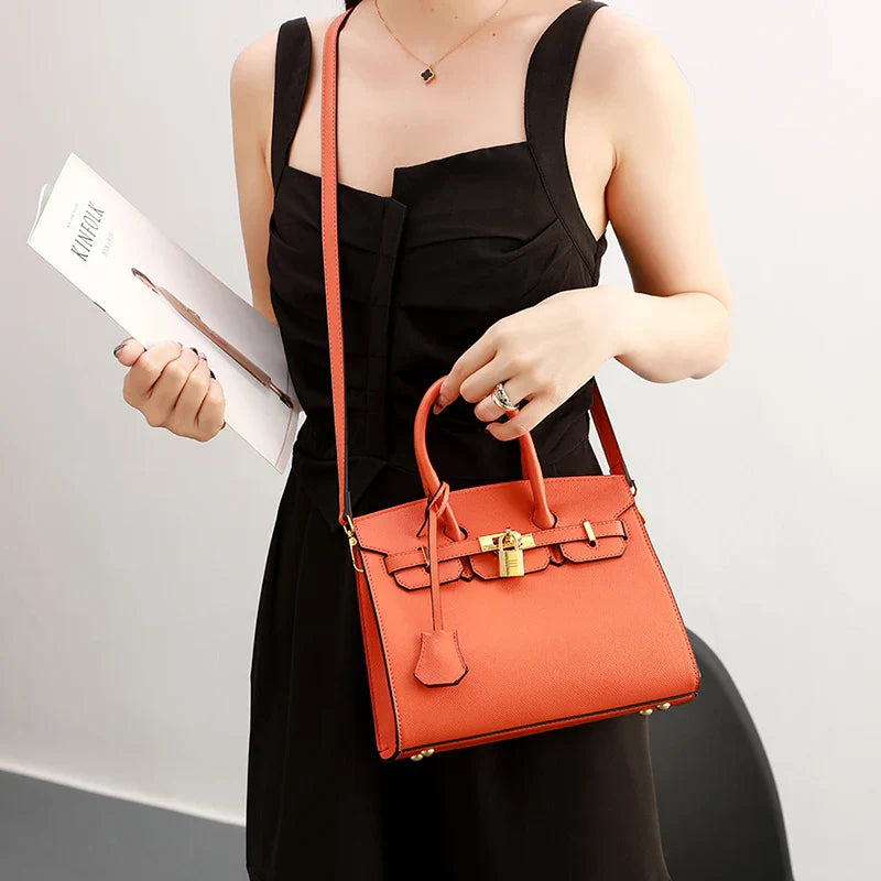 Amara | Luxury Leather Shoulder & Crossbody Bag – Classic Designer Messenger Purse | Timeless Elegance | For Women’s Daily & Formal Use