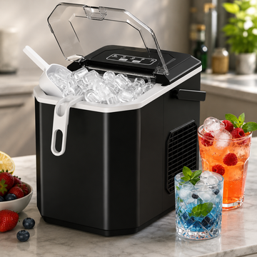 Portable Countertop Ice Machine Cooling Ice Maker