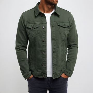 Casual Lightweight Button Front Jacket for Men
