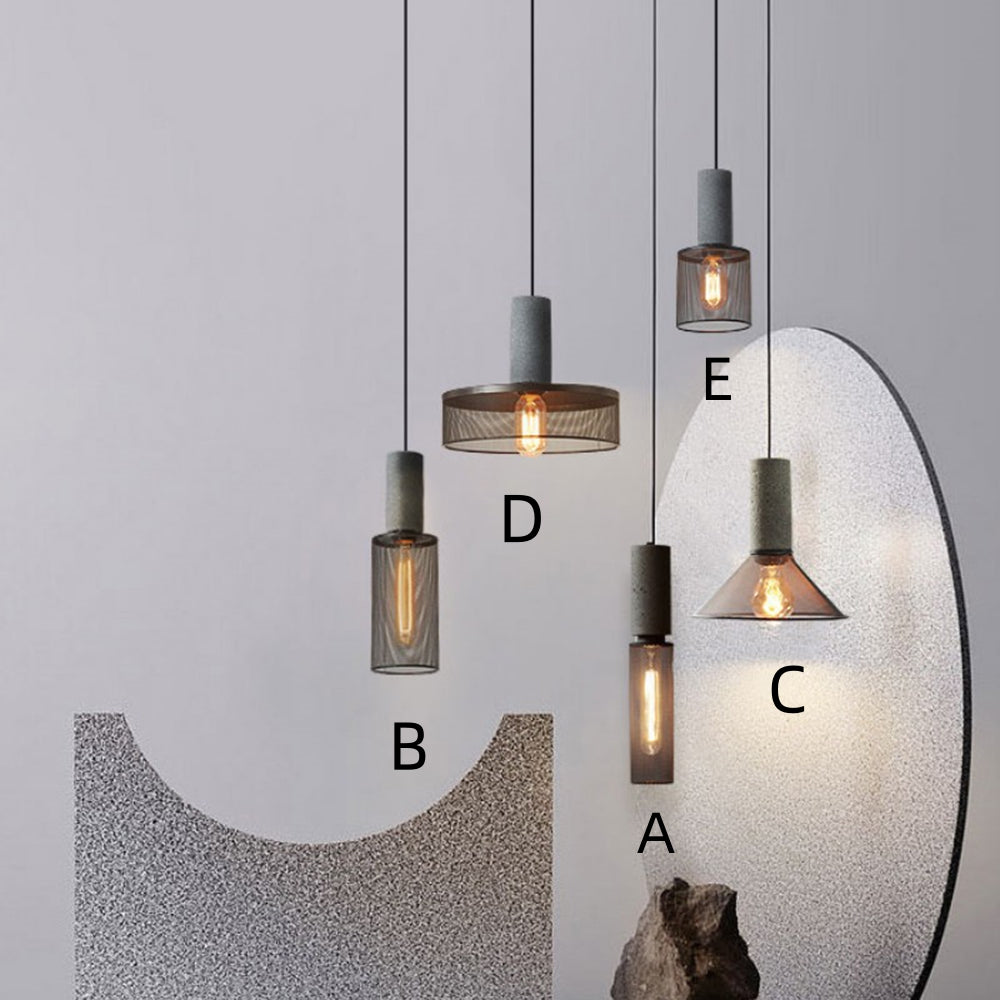 Iron Grey Modern Hanging Light Pendant Shade