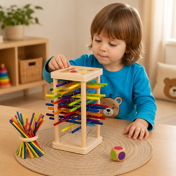 Family Board Game Wooden Montessori Toy Concentration Game