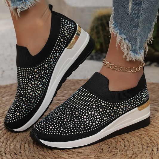 Lidra - Chaussures à enfilage Strass pour femmes