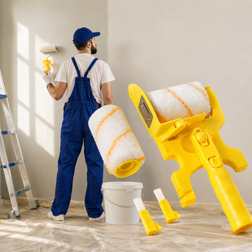 Precision Roller Brush for Textured Paint Applications in Home Painting