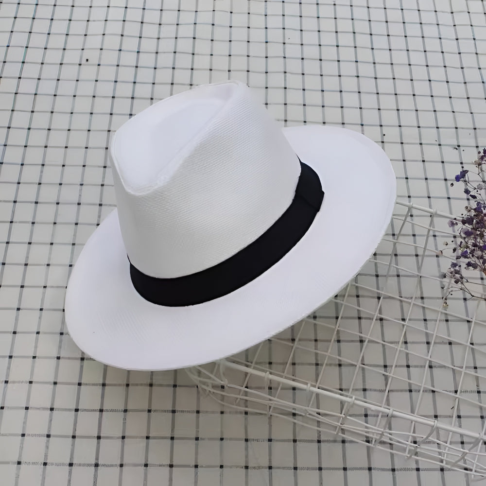 Wide Brim Panama Hat Summer Fedora