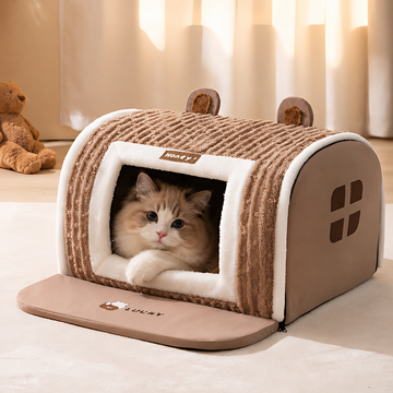 Plush Soft Cushion Sleeping Mat Washable Pet Bed