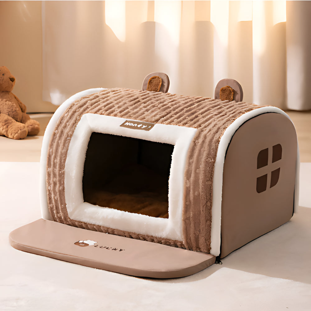 Plush Soft Cushion Sleeping Mat Washable Pet Bed