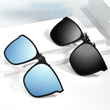 Clip-On Foldable Polarized Sunglasses with UV Protection
