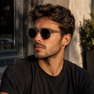 Sport Round Retro Polarized Sunglasses UV Protection