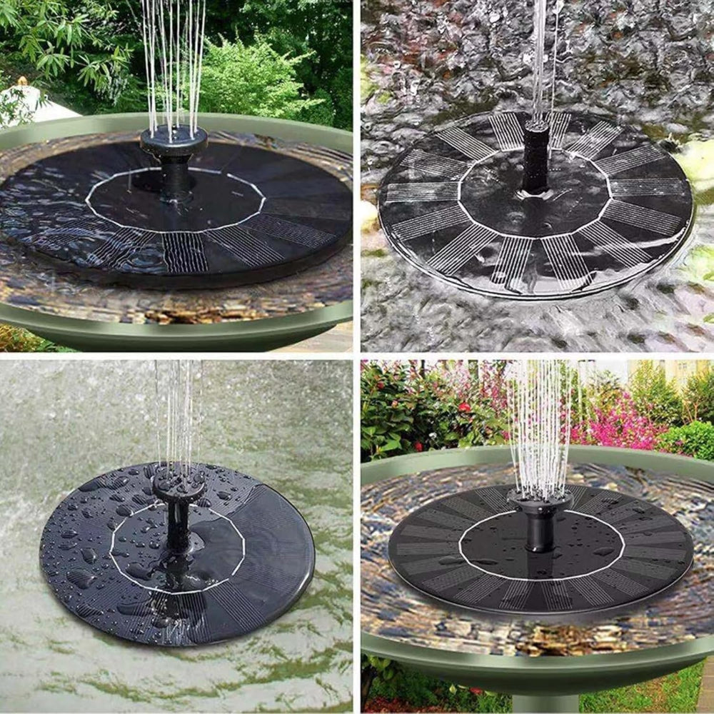 Solar Fountain Pump Water Feature Pond Fountain