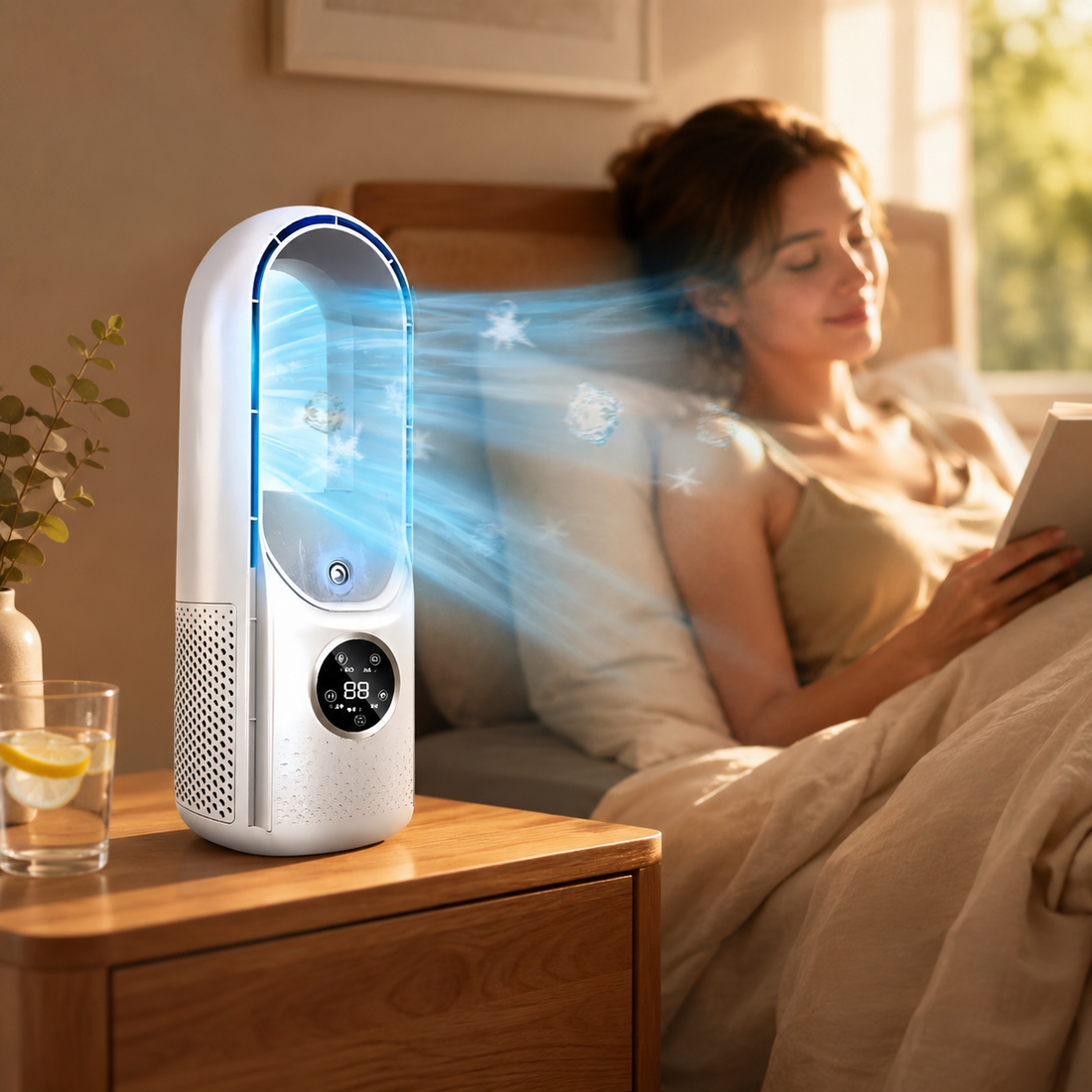 Bladeless Air Conditioner Portable Cooling Fan