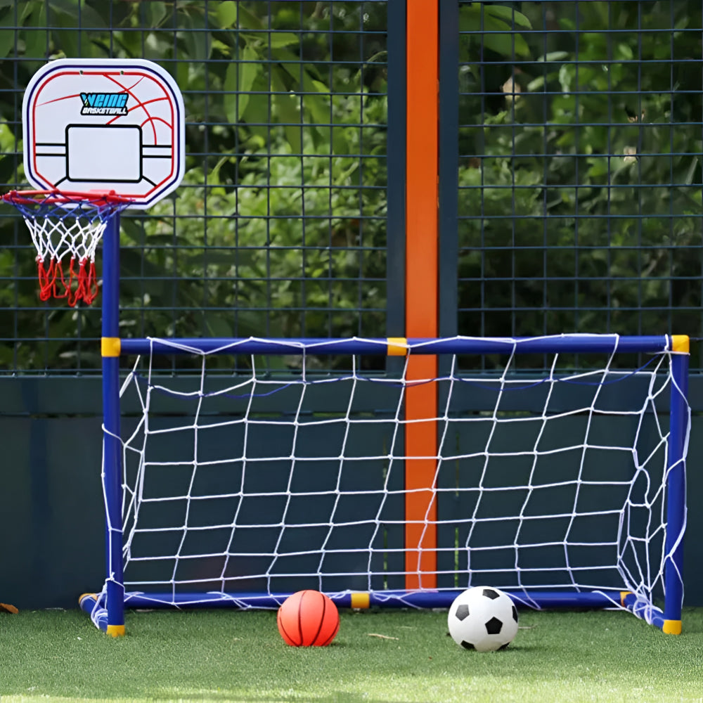 Outdoor Sports Basketball Toy Portable Soccer Goal