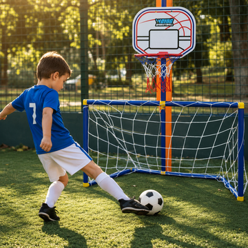 Outdoor Sports Basketball Toy Portable Soccer Goal