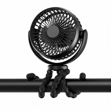 Rechargeable Portable Clip On USB Desk Fan