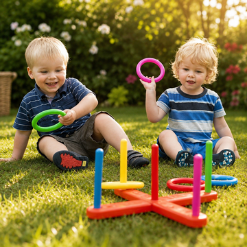 Outdoor Ring Toss Game Portable Family Party Set