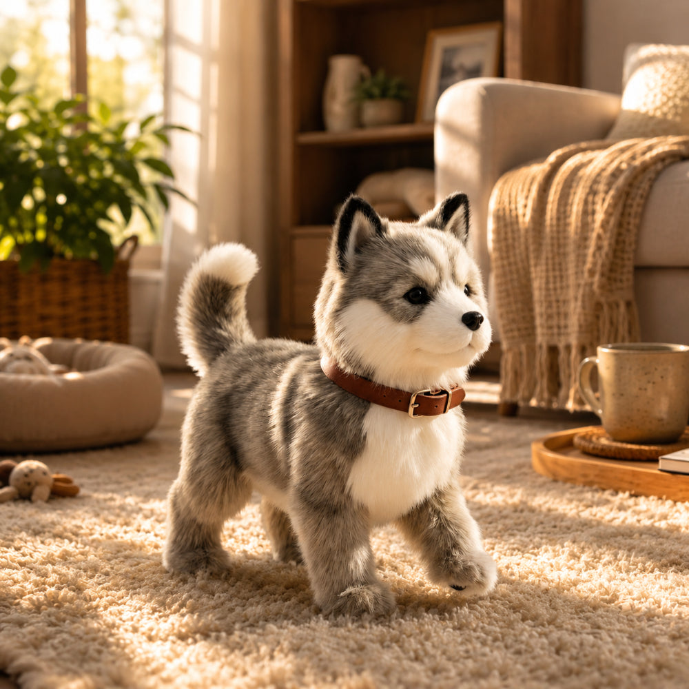 Interactive Robot Dog Toy Puppy with Walking and Tail Wagging Features