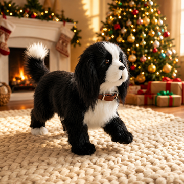 Interactive Robot Dog Puppy Toy Walks Barks and Gestures