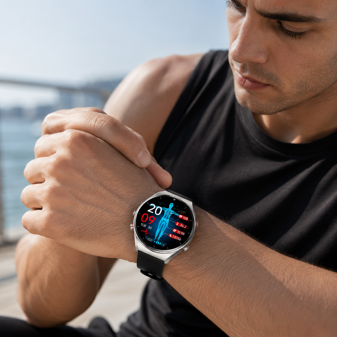 Fitness Tracker Smart Watch Heart Rate Activity Monitor