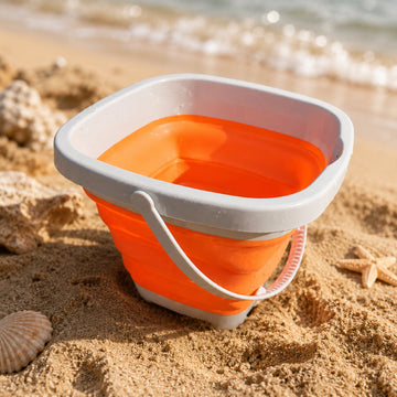 Foldable Sand Bucket Outdoor Play Set for Kids Summer Beach Toys