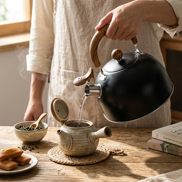 Stovetop Whistling Tea Kettle Stainless Steel