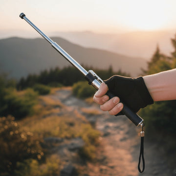 Folding Walking Stick Outdoor Travel Support Cane