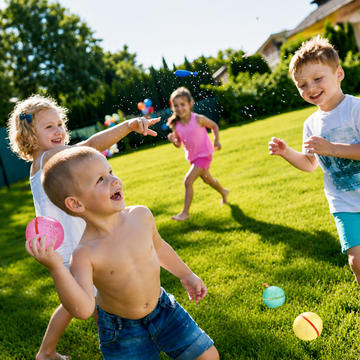 Reusable Water Ball Outdoor Splash Toss Toy Set