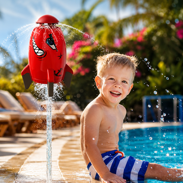 Outdoor Fun Shape Rocket Sprinkler Water Sprinkler