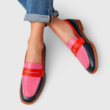 Loafers Round Toe Slipon Casual Shoes for Women