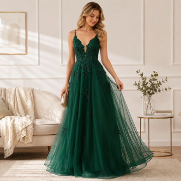 Prom Dress Lace Up Formal Evening Gown