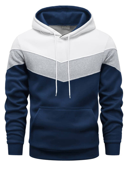 Cédric - Hoodie homme bloc de couleur