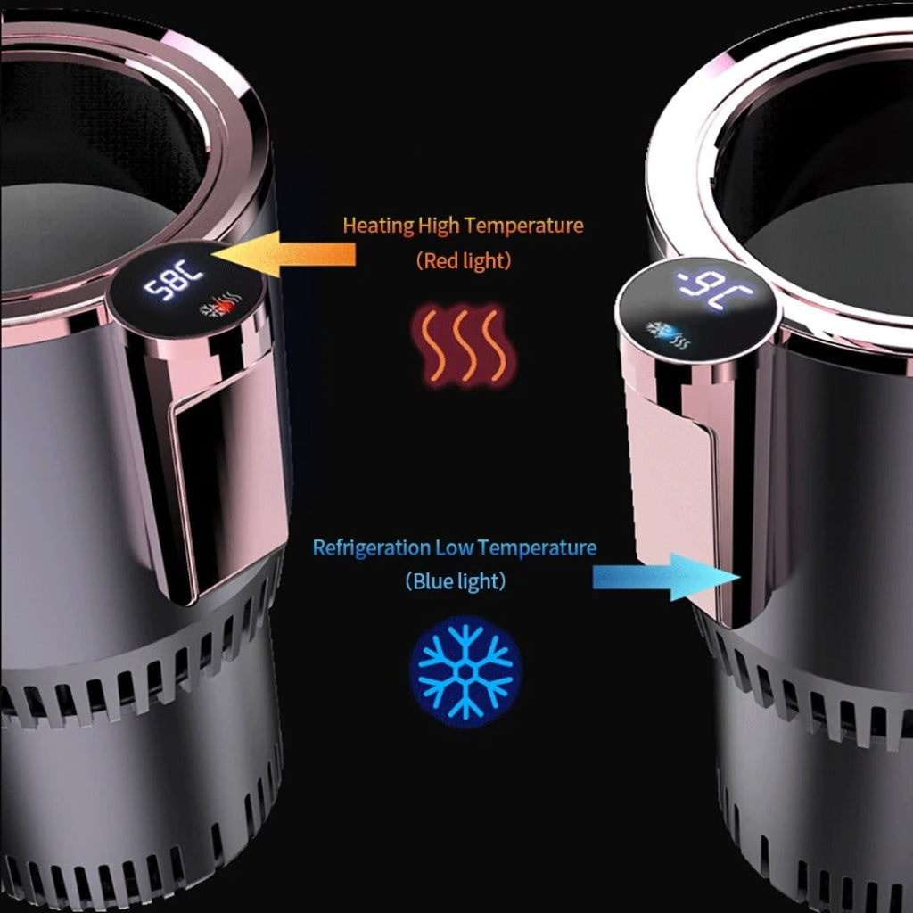 Portable Smart Heated Beverage Cooler Cup