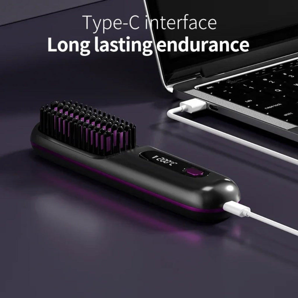 Cordless Portable Rechargable Ceramic Hair Straightener