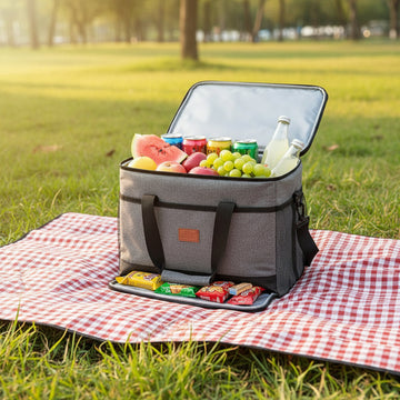Insulated Cooler Bag with Zipper for Cooling