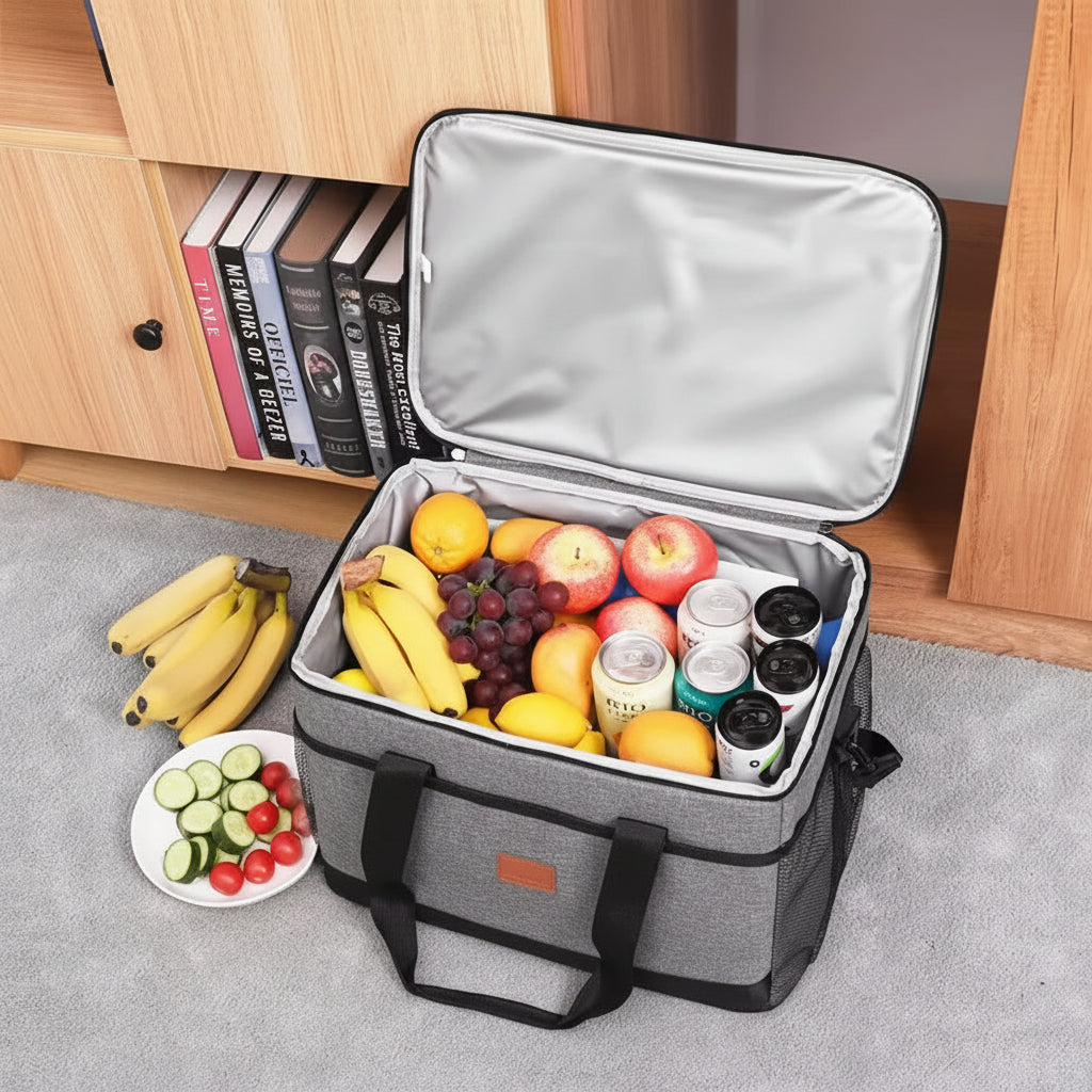 Insulated Cooler Bag with Zipper for Cooling