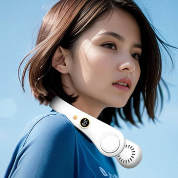 Portable Neck Fan Cooling Personal Wearable Fan