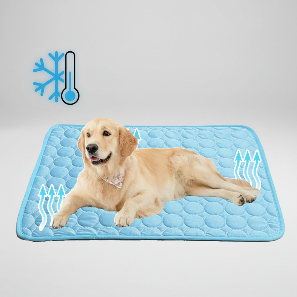 Cooling Mat for Dogs Breathable Foldable Pet Pad