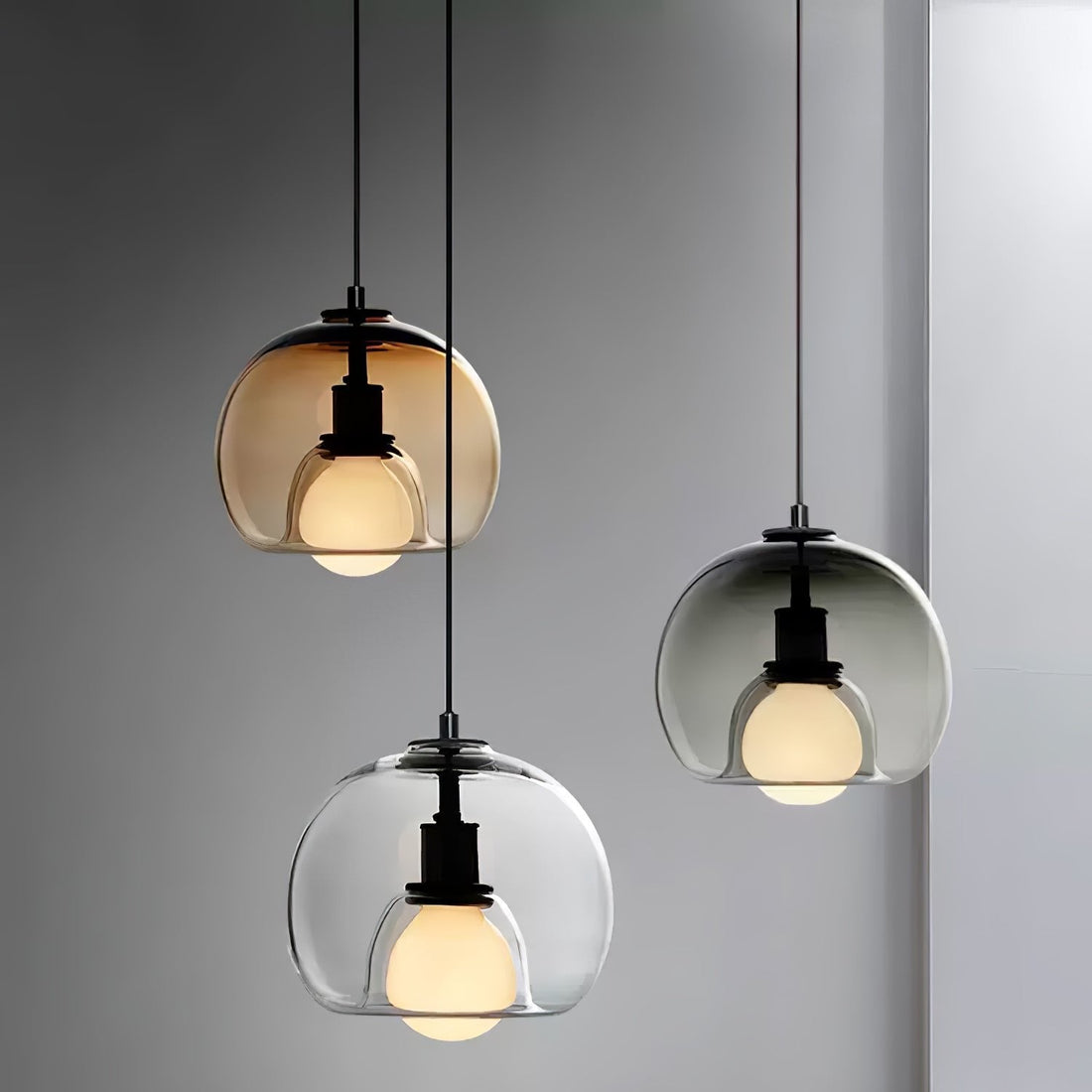 Pendant Light Modern Glass Ceiling Fixture